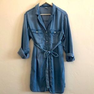 &Denim Shirtdress | Denim | Long Sleeve | 6